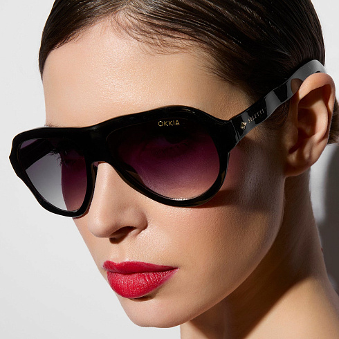 Солнцезащитные очки Seletti FLORIDA - Black Gradient SELETTI X OKKIA OKS04-BB