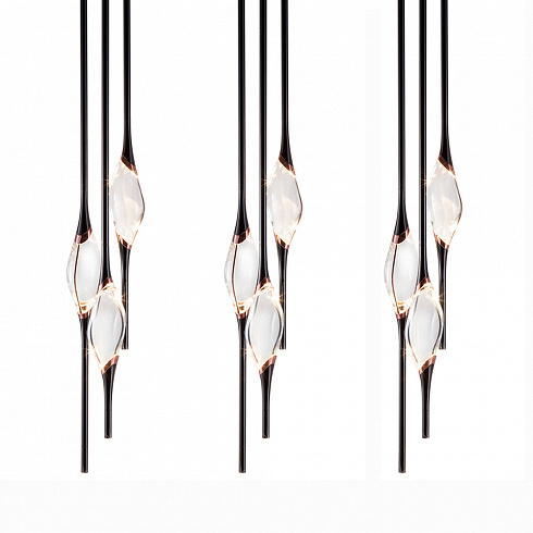 Подвесной светильник Delight Collection Pezzo 9 pearl black Pezzo OM82113-9 pearl black