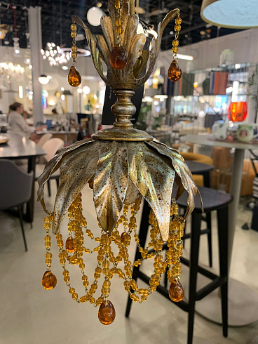 Подвесной светильник Renzo Del Ventisette SV 13980/1 amber 13980