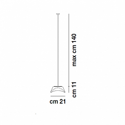 Подвесной светильник Vistosi BALANCE SP 24 BALANCE SPBALAN24BCNIE14