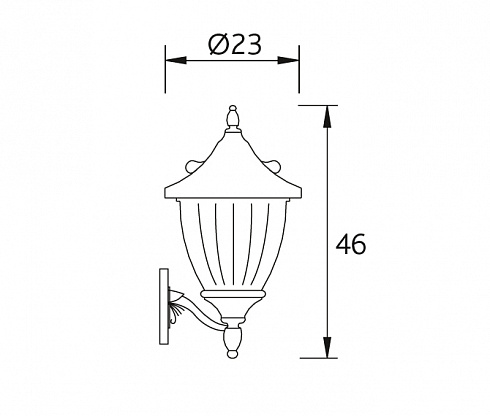 Фонарь LEDS C4 05-9151-18-E7 Galatea