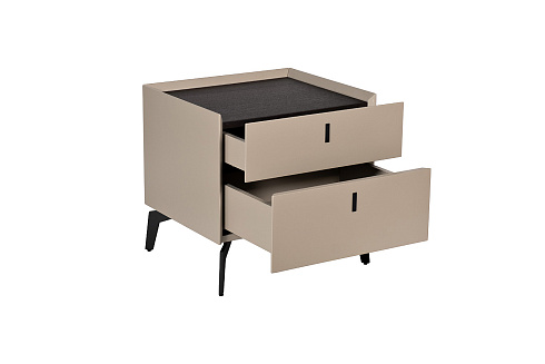 Тумбочка с двумя ящиками светлая см Garda Decor 77IP-NS817/1 