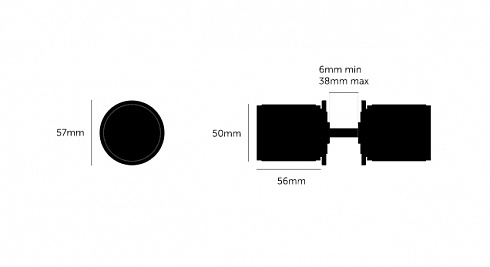 Дверная ручка Buster and Punch Knob Steel cross set of 2 Door Cross GDK-07254