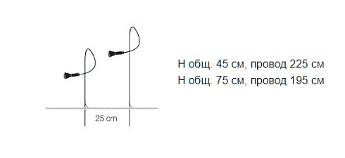 Уличный светильник Catellani & Smith Syphaduepassi 75 Sypha SYD75