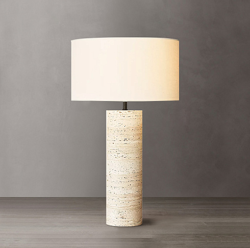 Настольная лампа Delight Collection 5003T travertine Stone Table Lamp