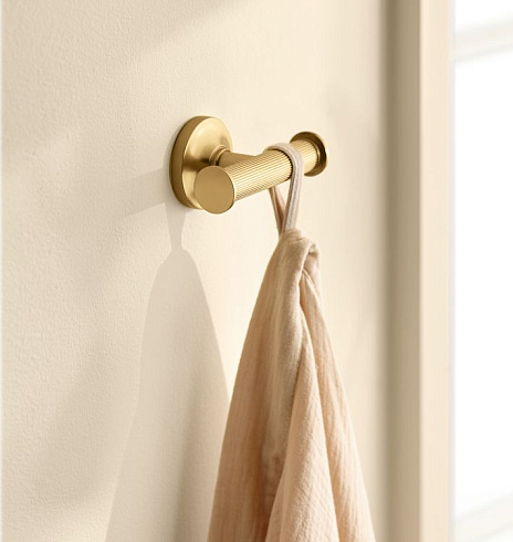 Крючок Rejuvenation Asher Aged Brass двусторонний Asher 7084354
