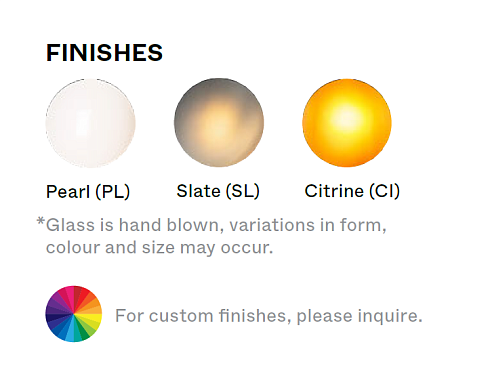 Подвесной светильник A-N-D Pebble A Pearl + C Slate Pebble PEB-P-A-PL-C-SL