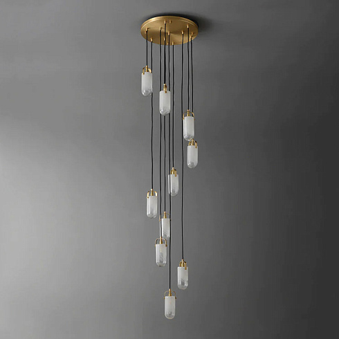 Подвесной светильник Delight Collection MT9056-10H brass Sorno