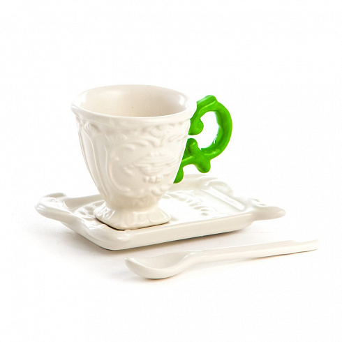 Кофейная пара Seletti I-Coffee Green I-Wares 09859 VER