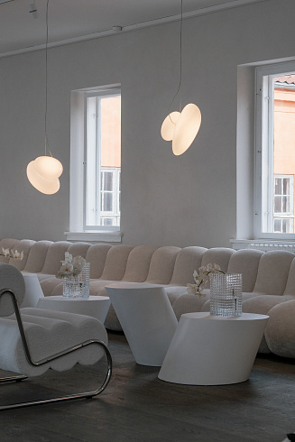 Подвесной светильник A-N-D Pebble A Pearl + C Slate Pebble PEB-P-A-PL-C-SL