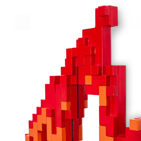 Зеркало Seletti Pixel Flame Pixel Mirror 17056