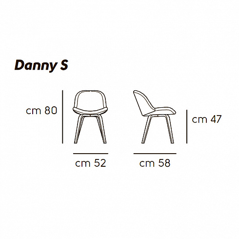 Стул Midj Danny S L TS Danny S1080W1