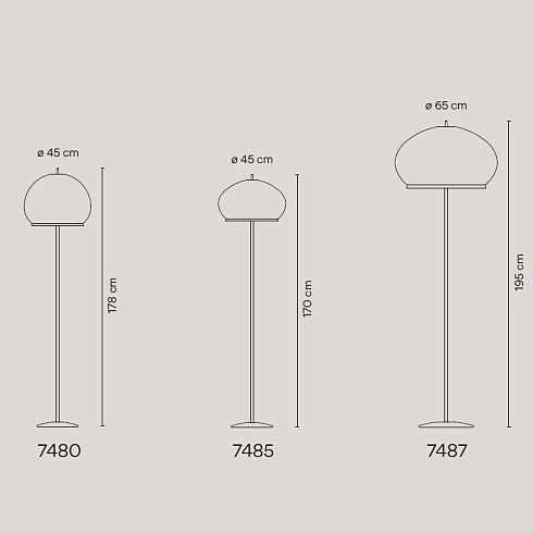 Торшер Vibia Knit 7485 Beige Knit 748524/15