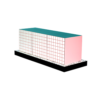Supercabinet Red Grid