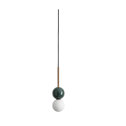 Подвесной светильник Aromas del Campo Dalt Aged Gold/Green Dalt C1280+aged gold/green marble