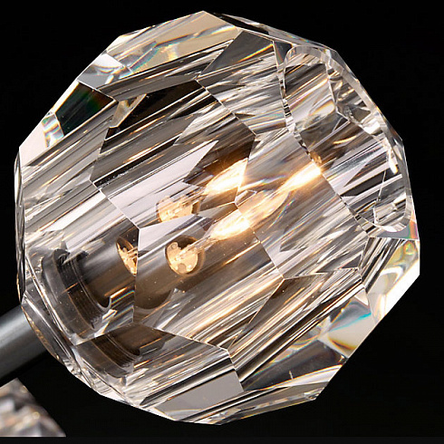 Люстра Restoration Hardware Boule De Cristal Round 48" Lacquered Burnished Brass Boule De Cristal 68090412 LBB