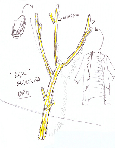 Вешалка Opinion Ciatti Ramo Corten effect Ramo RAMO OS