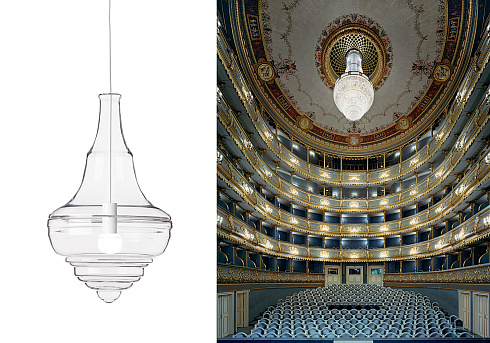 Подвесной светильник LASVIT Prague Estate Theatre M clear Neverending Glory CL008PN clear