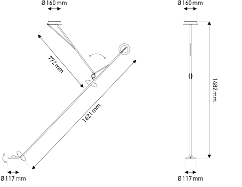 Потолочный светильник DCW Editions Aaro Aaro Aaro Ceiling BL