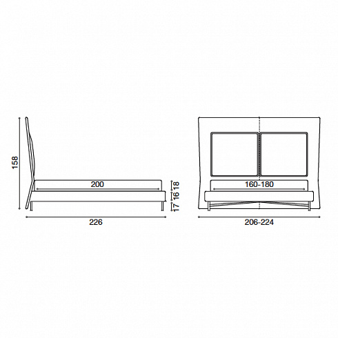 Кровать Twils SP 2802 Alto SP2802 22A185I4N