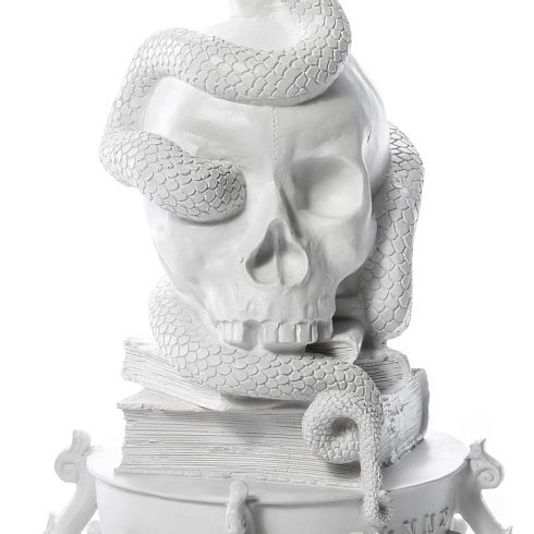 Канделябр Seletti Giant Burlesque Skull White Burlesque 14873 BIA
