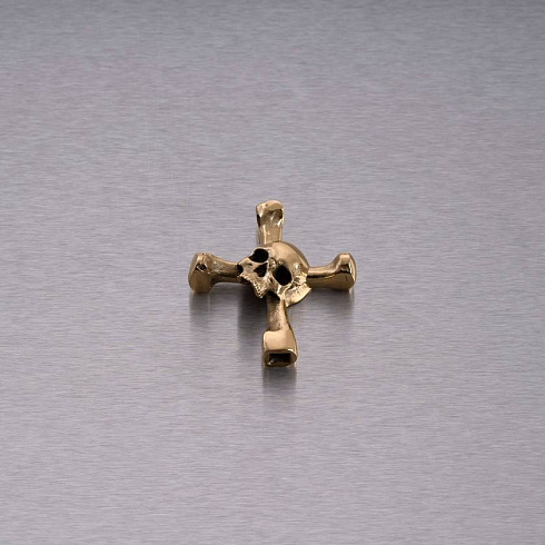 Подвеска Buster and Punch Skull Drum Key Brass Skull UTB-051826