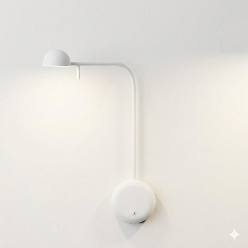 Настенный/Потолочный светильник Vibia Pin 1680 Black 2700K On/Off Pin 168011/10