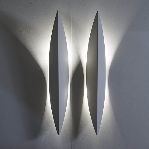 Настенный светильник Chelini Leaf satin brass Leaf