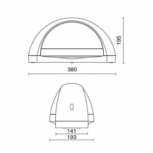 Настенный светильник Side E8621 Mistral