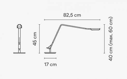 Настольная лампа Vibia Flex 0750 Gloss white Flex 75003