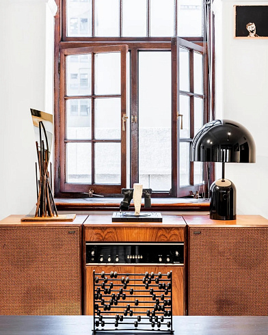 Настольная лампа Tom Dixon Bell Black LED Bell BET11BL-TUN01M1