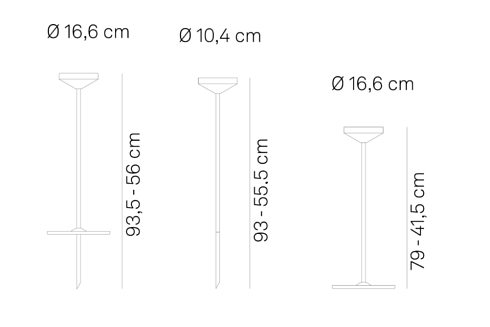 Подставка Zafferano Pina Dark gray  Pina LD0651N3