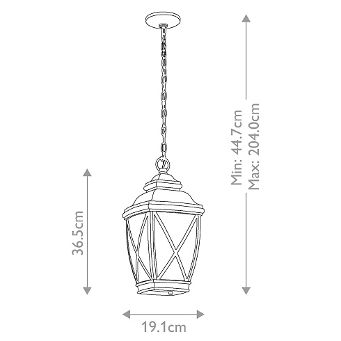 Подвесные фонари Kichler KL-TANGIER8-M 