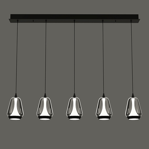 Подвесной светильник Delight Collection MD24001011-5B black/smoky MD24001011