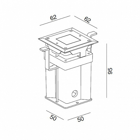 Встраиваемый светильник Wever & Ducre 12140 SMART I STAINLESS STEEL SMART