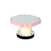 Supercoffeetable Blue Grid