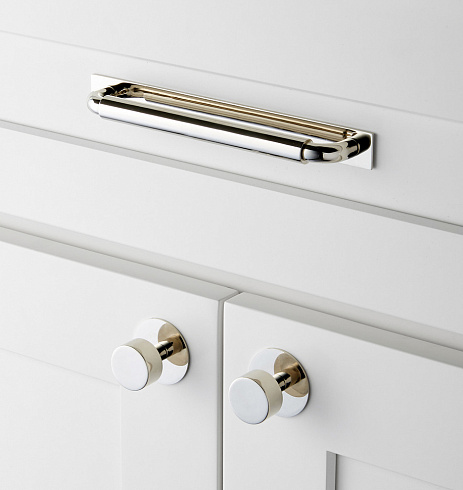 Ручка-скоба Rejuvenation Patton L.20.3 Polished Nickel Patton 7947186 (C5508)