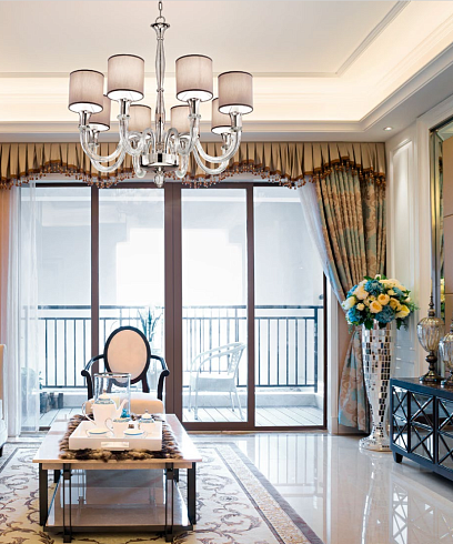 Люстра Arizzi 2080/8/M Polished Nickel 2080