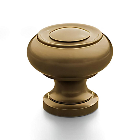 Ручка-кнопка Restoration Hardware Hanson d.3.2 Aged Brass Hanson 24070455 BRSS