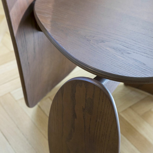 Стул MOGG Lunee Mokka Lunee MLU33W+MOKA PAINTED ASH