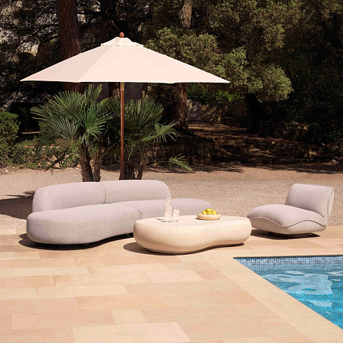 Уличный диван Eichholtz Björn S Mauritius light grey  Björn 116532