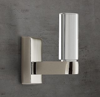 Lambeth Smooth Crystal Polished Nickel