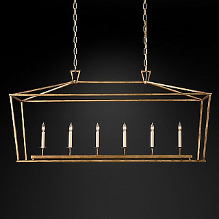 English Openwork Linear Gilded Iron