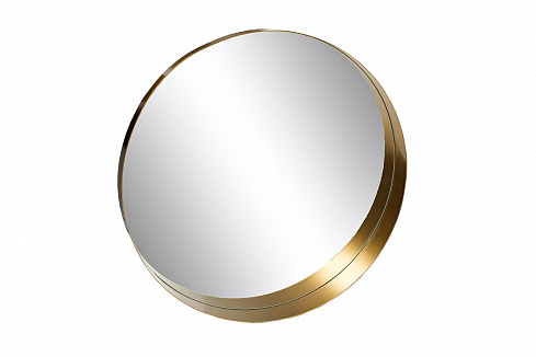 Зеркало в металл. объемной  раме золото d см Garda Decor 19-OA-6276L 