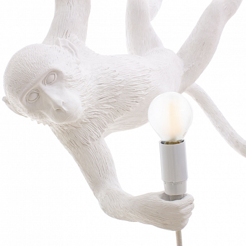 Подвесной светильник Seletti The Monkey Lamp Swing White Monkey Lamp 14875