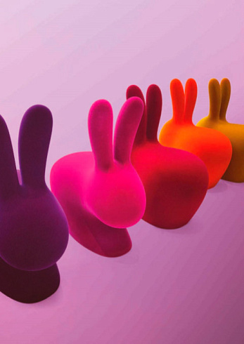 Стул Qeeboo Rabbit Green Mix Rabbit 90002GE-M