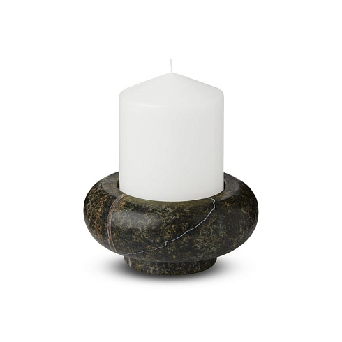 Подсвечник Tom Dixon Stone Stacking green Stone ROCH03GR