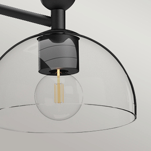 Люстры Alora ALM-JUDE3-MB-CL 