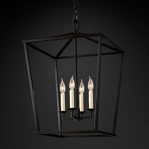 Люстра Restoration Hardware English Openwork 17" Aged Iron English Openwork 68080271 IRON