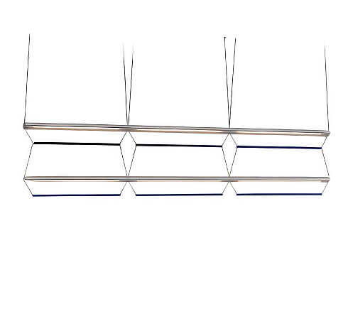 Система A-N-D Tier 150 3H + 2V Anodized Silver/Sapphire Tier TIE-150-3H-2V-P-AS-SA